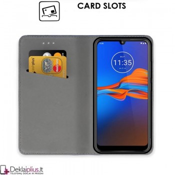 Telone smart magnet serijos atverčiamas dėklas - juodas (telefonams Motorola Moto E6S) Telone smart magnet serijos atverčiamas dėklas - juodas (telefonams Motorola Moto E6S)